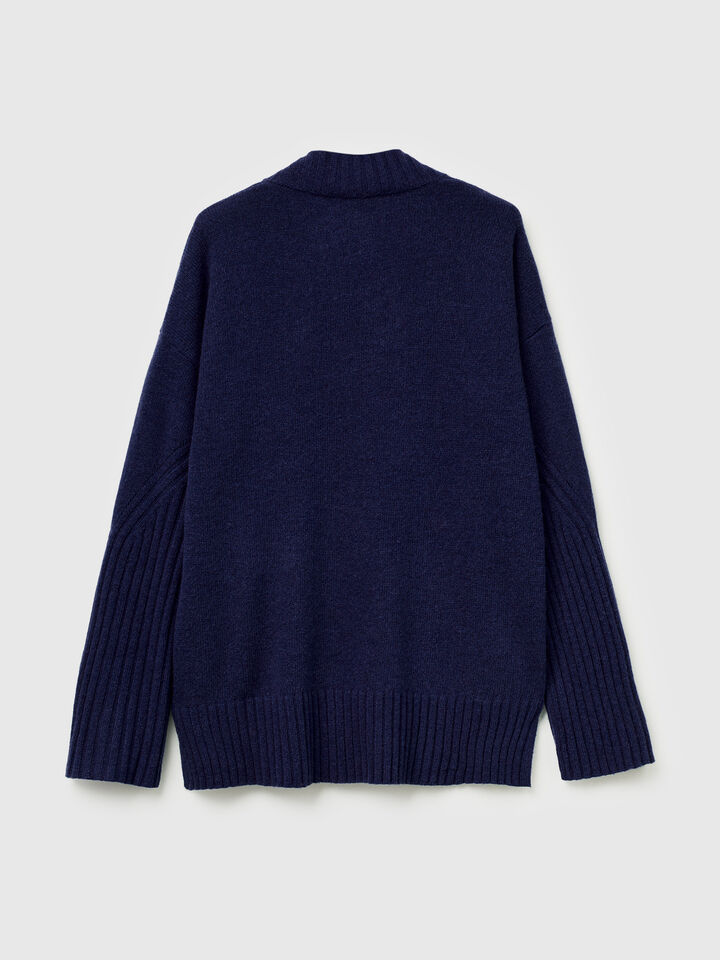 V NECK SWEATER L/S Women image number 6